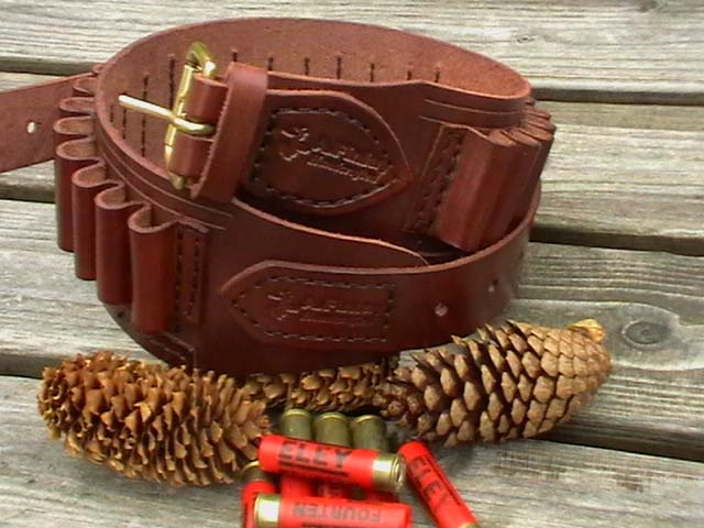 410 leather cartridge belt